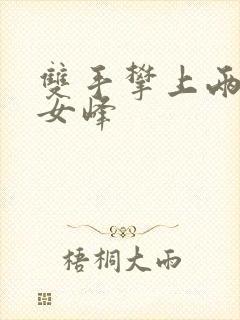 双手攀上两团少女峰封面