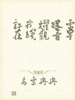 许我耀眼电视剧在线观看星辰影院