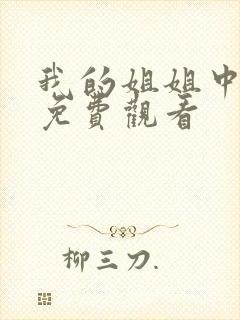 我的姐姐中文版免费观看