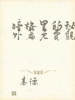 暗格里的秘密番外篇免费观看26集