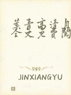 叶青高清月小说全文免费阅读笔趣阁封面