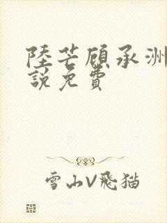 陆芒顾承洲的小说免费