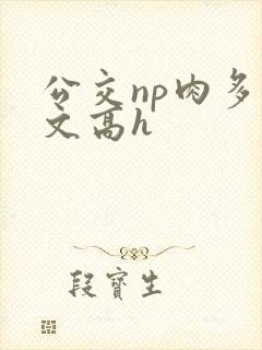 公交np肉多荤文高h