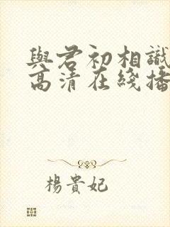 与君初相识免费高清在线播放