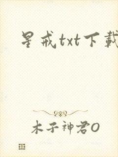 星戒txt下载封面