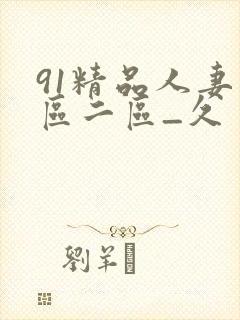 91精品人妻一区二区_久