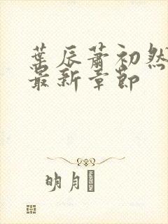 叶辰萧初然最快最新章节封面