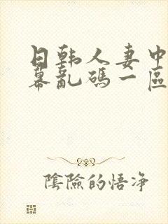 日韩人妻中文字幕乱码一区