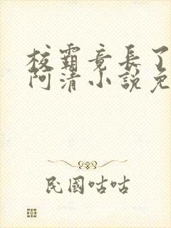 校霸竟长了个批阿清小说免费阅读最