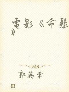 电影《命悬一枪》