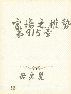 官场之权势滔天 第915章封面