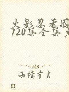 火影忍者国语版720集全集免费观看