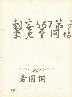 刺客567第六季免费网站