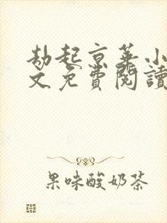 劫起京华小说全文免费阅读