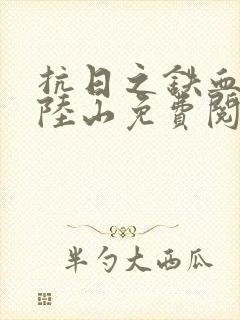 抗日之铁血军魂陆山免费阅读封面