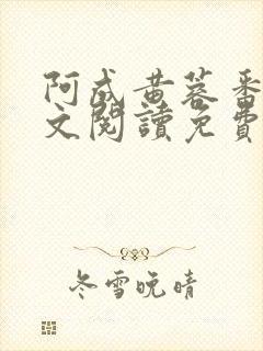 阿成黄蓉番外全文阅读免费下载
