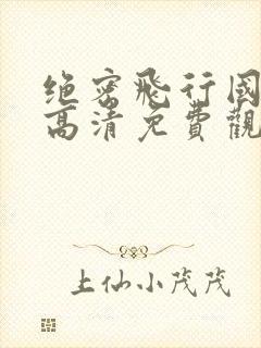 绝密飞行国语版高清免费观看