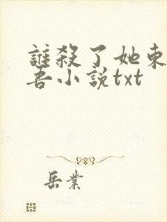 谁杀了她东野圭吾小说txt