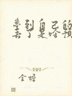 梦到自己的衣服丢了是啥预兆