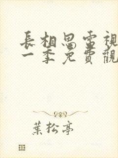 长相思电视剧第一季免费观看完整版