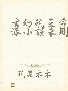 玄幻我天命大反派小说未删减版封面