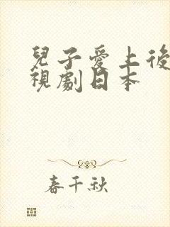 儿子爱上后妈电视剧日本