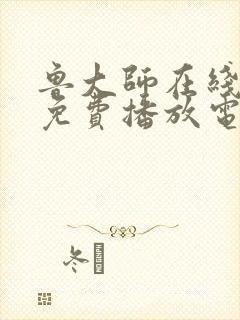 鲁大师在线观看免费播放电视剧最新