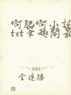 啊肥啊小说合集txt笔趣阁最新章节