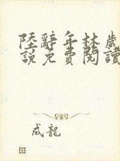 陆辞年林岁安小说免费阅读最新章节封面