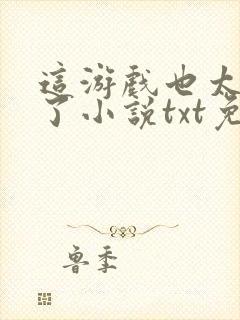 这游戏也太真实了小说txt免费下载