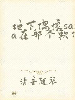 地下偶像sana在哪个软件看