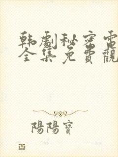 韩剧秘密电视剧全集免费观看高清在线