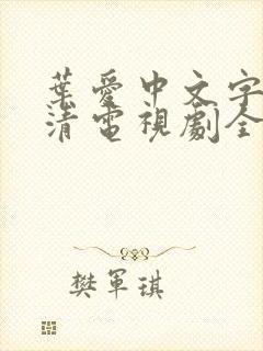 叶爱中文字幕高清电视剧全集