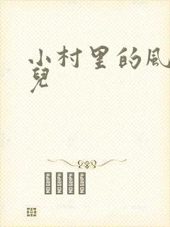 小村里的风流事儿封面