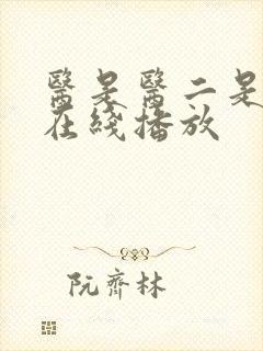 医是医二是二 在线播放