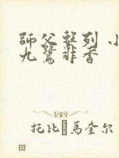 师父系列 小说九鹭非香封面