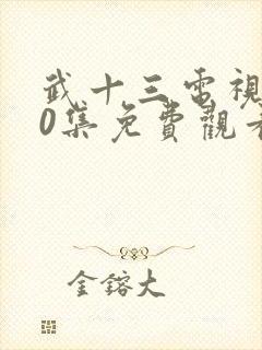 武十三电视剧40集免费观看完整版