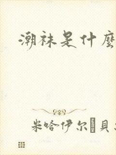 潮袜是什么袜子封面