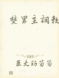 双男主调教sm封面