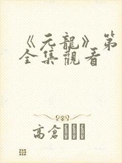 《元龙》第二季全集观看
