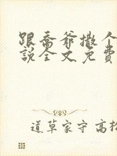 跟乔爷撒个娇小说全文免费笔趣阁