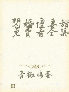 闪婚傻妻甜又野免费看全集