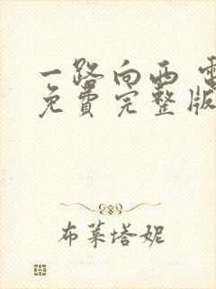 一路向西 电影免费完整版在线观看封面