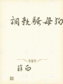 调教骚母狗人妻