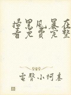 扫黑风暴在线观看免费完整版40集