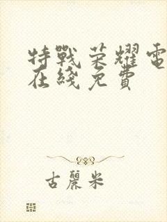 特战荣耀电视剧在线免费封面