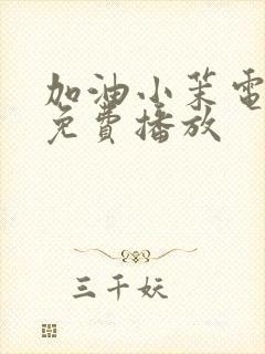 加油小茉电视剧免费播放封面