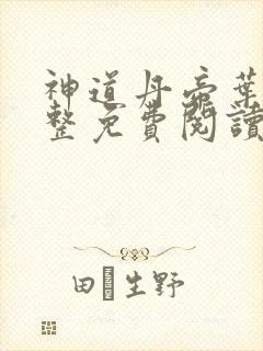 神道丹帝叶尘完整免费阅读