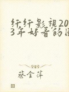 纤纤影视2023年好看的国产电视剧