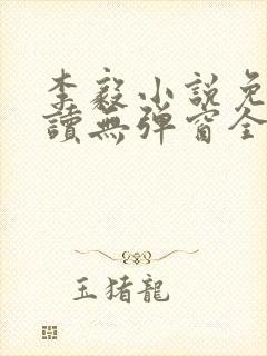 李毅小说免费阅读无弹窗全文封面